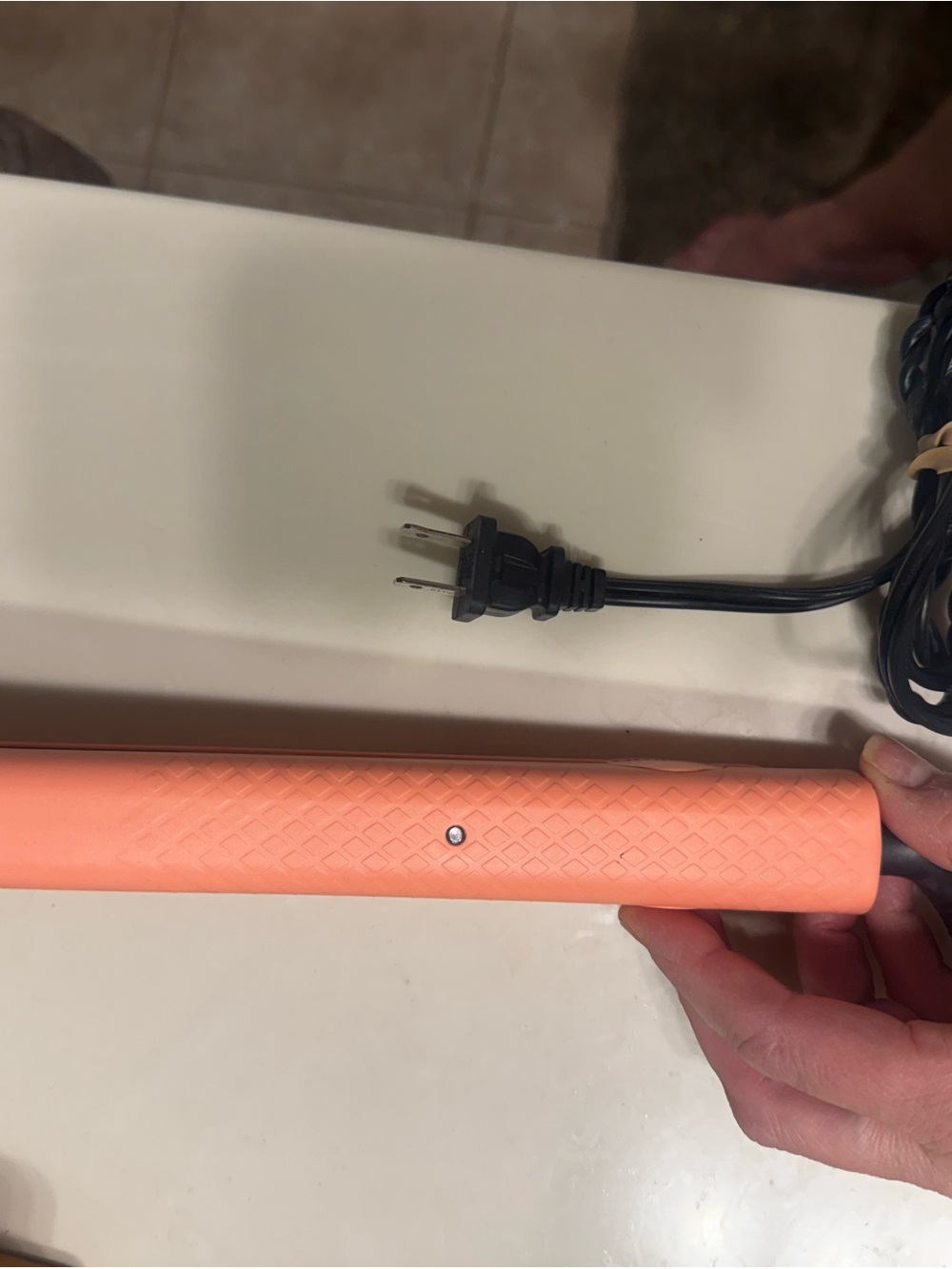 amika Orange Styling Tool Handle with Textured Grip - Picture 4 of 7